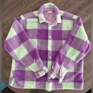 Purple and Green Performance Jacket